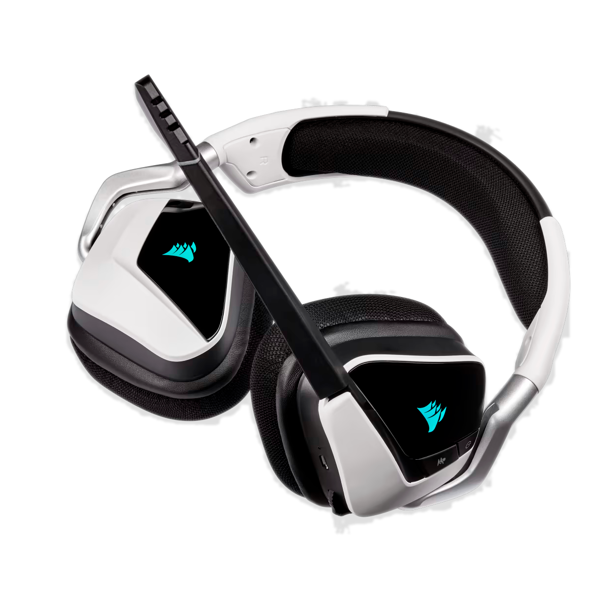 AUDIFONO - MICROFONO CORSAIR VOID RGB ELITE MULTIPLATAFORMA SONIDO ENVOLVENTE DOLBY AUDIO 7.1 INALAMBRICO BLANCO