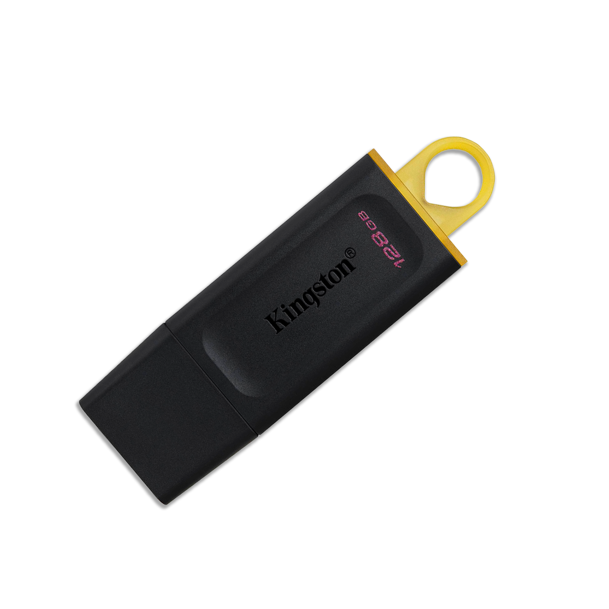 FLASH DRIVE KINGSTON 128GB USB-3.2 DATA TRAVELER EXODIA NEGRO-AMARILLO