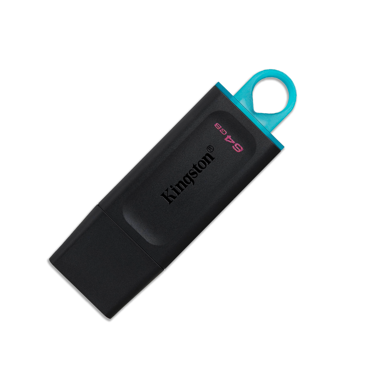 FLASH DRIVE KINGSTON 64GB USB-3.2 DATA TRAVELER EXODIA NEGRO